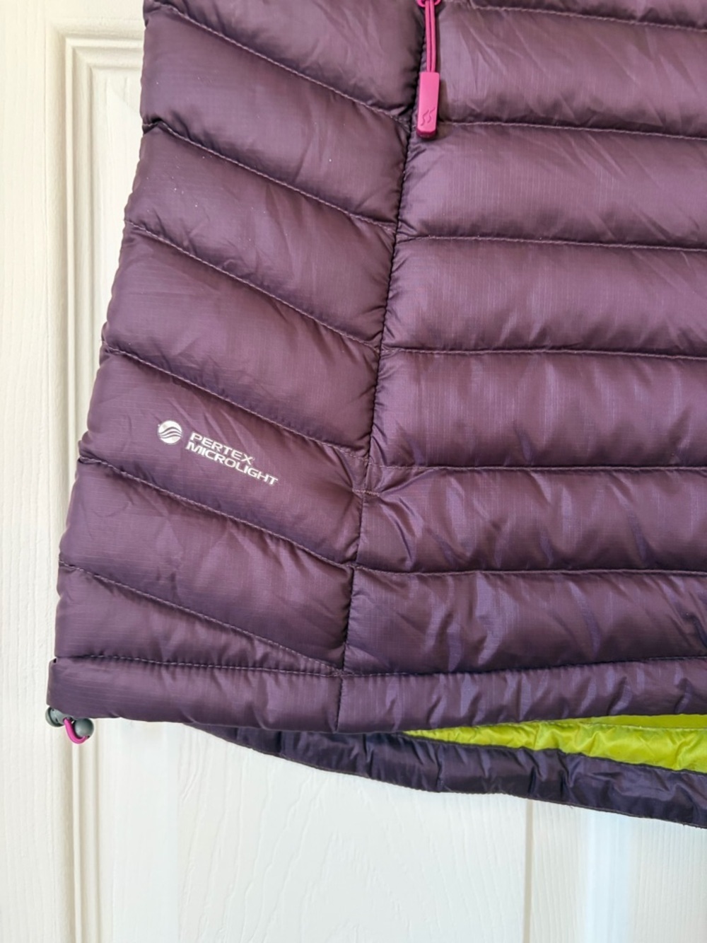 Rab Microlight Lightweight Down Vest Purple Women’s Medium Packable - Picture 4 of 9